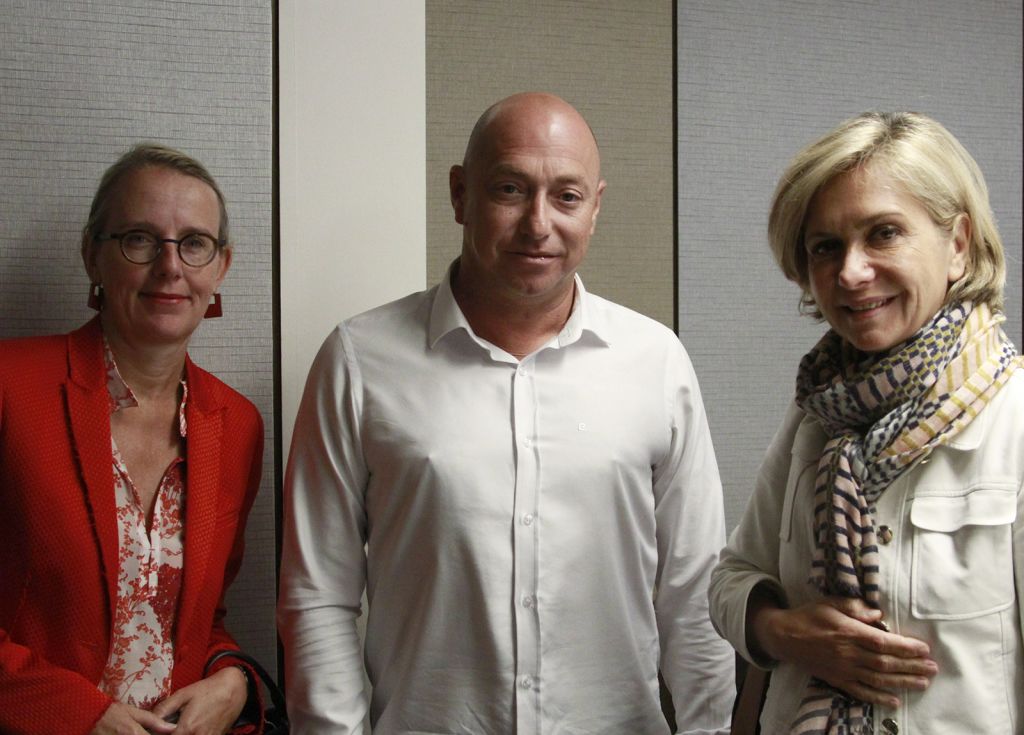 Mr. Friedman with Ms. Hélène Le Gal and Ms. Valérie Pécresse